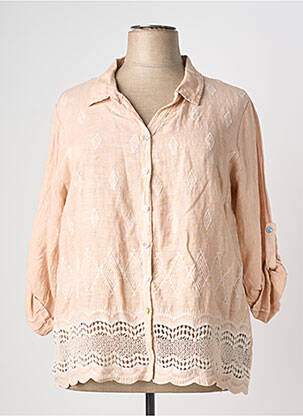 Chemisier rose COULEURS DU TEMPS femme