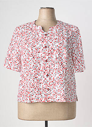 Chemisier rouge GUY DUBOUIS femme