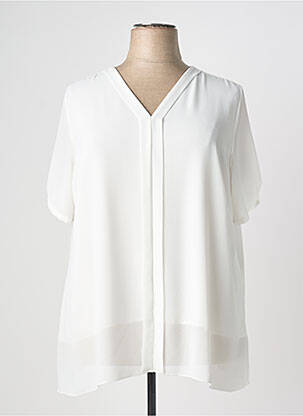 Top blanc COULEURS DU TEMPS femme