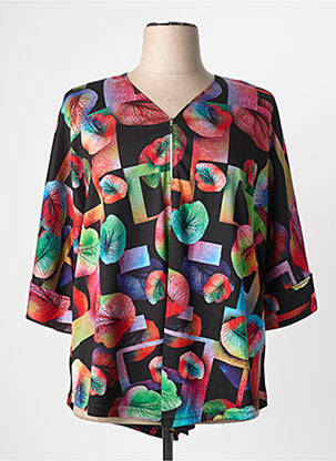 Tunique manches longues noir OLIVER JUNG femme