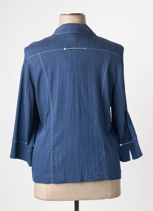 Blazer fausses poches bleu GUY DUBOUIS femme