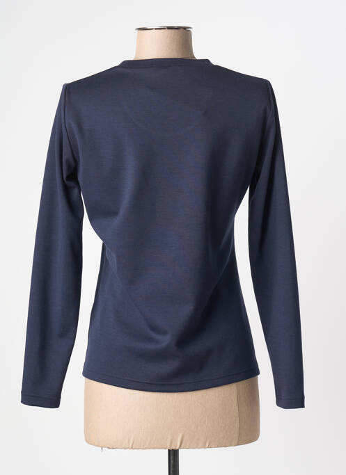 Top stretch manches longues bleu MERI & ESCA femme
