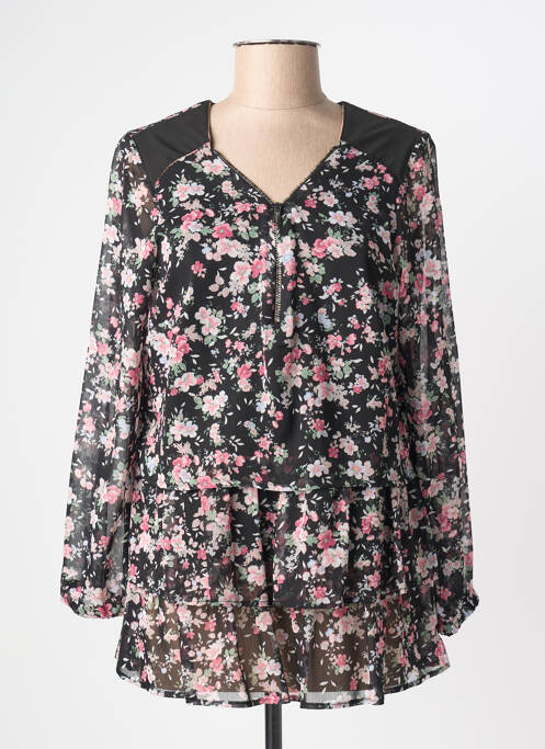 Tunique manches longues noir GUY DUBOUIS femme