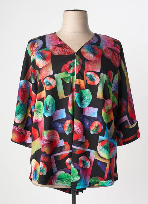 Tunique manches longues noir OLIVER JUNG femme