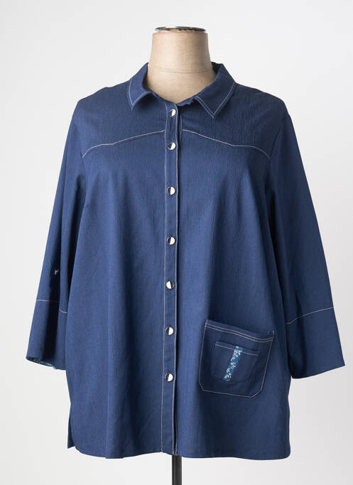 Veste casual bleu GUY DUBOUIS femme