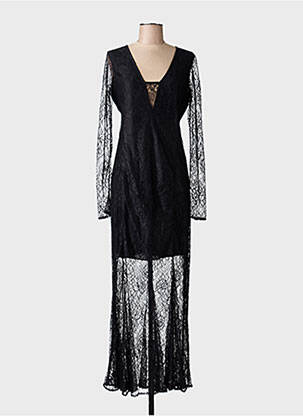 Robe longue manches longues manches longues noir PATRIZIA PEPE femme