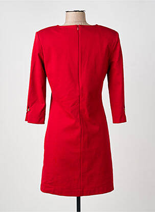 Robe courte manches 3/4 manches 3/4 rouge LIU  JO femme