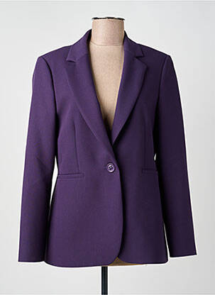 Blazer coupe cintrée violet BIANCA femme