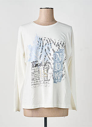 T-shirt manches longues manches longues blanc BIANCA femme