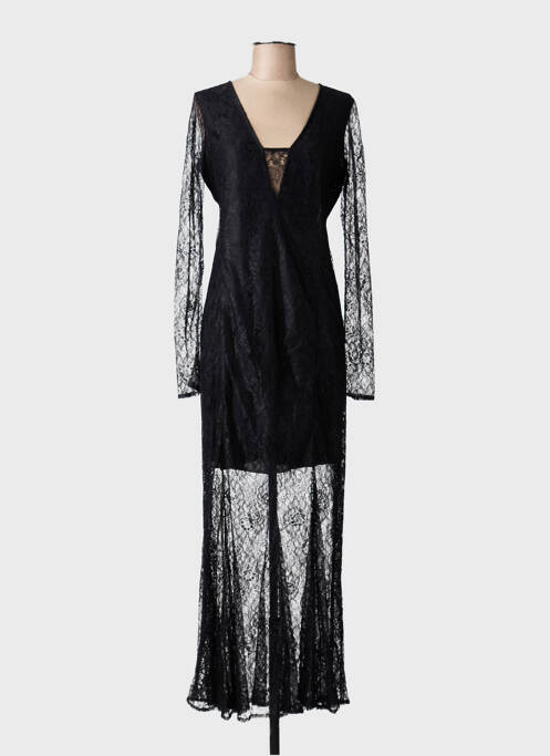 Robe longue coupe cintrée manches longues noir PATRIZIA PEPE femme