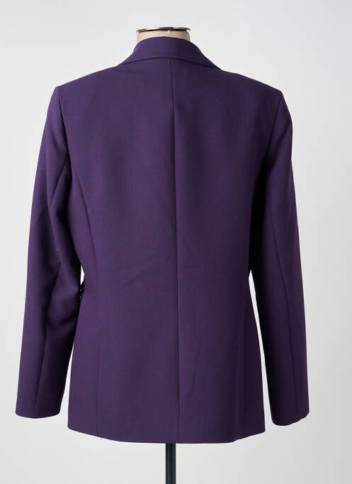 Blazer coupe cintrée violet BIANCA femme