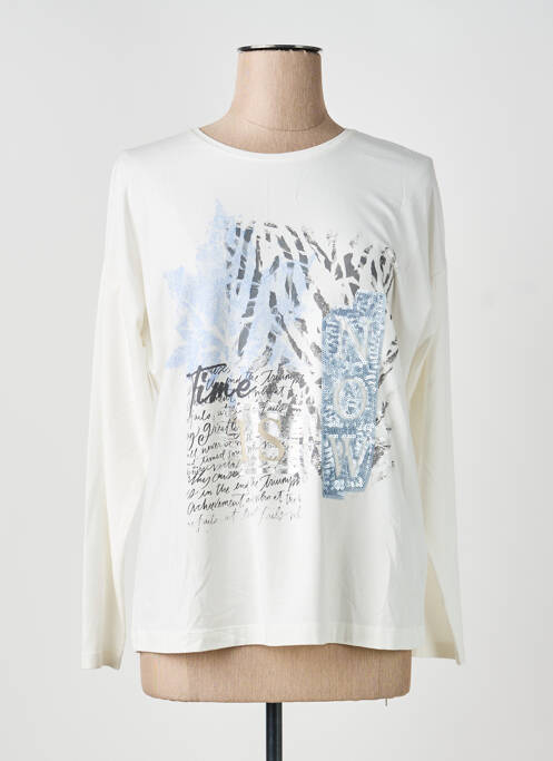 T-shirt manches longues manches longues blanc BIANCA femme