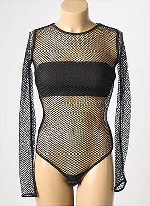 Body lingerie légère et transparente noir TWINSET femme