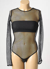 Body lingerie légère et transparente noir TWINSET femme