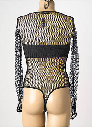 Body lingerie légère et transparente noir TWINSET femme