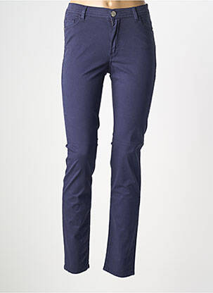 Jeans coupe slim taille basse taille basse bleu TRUSSARDI JEANS femme