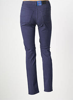 Jeans coupe slim stretch taille basse bleu TRUSSARDI JEANS femme