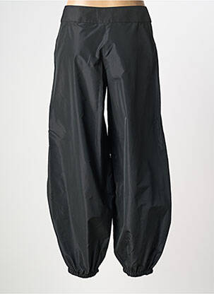 Pantalon 7/8 taille à pinces taille normale noir MUGLER femme