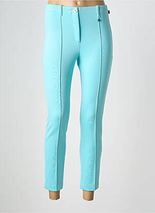 Pantalon 7/8 taille haute taille haute bleu MARC CAIN femme