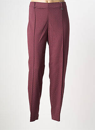 Jeans coupe slim rouge BIANCA femme