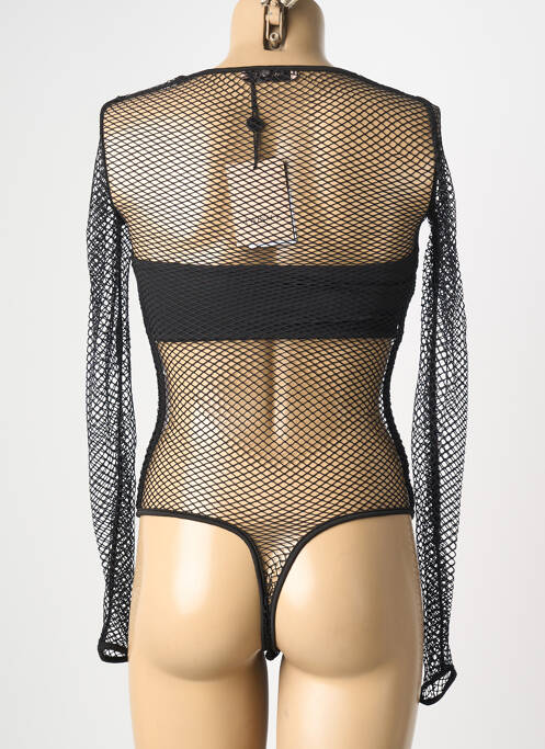Body lingerie légère et transparente noir TWINSET femme