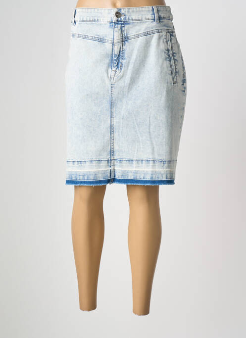 Jupe mi-longue bleu MARC CAIN femme