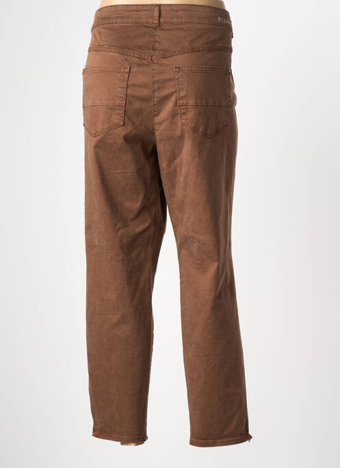 Pantalon 7/8 marron BIANCA femme