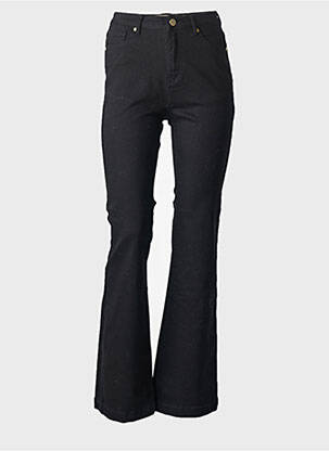 Pantalon flare stretch taille normale noir LA PETITE ETOILE femme