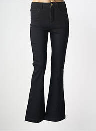 Pantalon flare stretch taille normale noir LA PETITE ETOILE femme