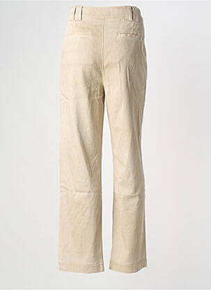 Pantalon droit stretch taille normale beige NVY DENIM femme