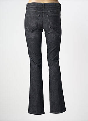 Jeans coupe slim tissage brut taille basse noir NVY DENIM femme