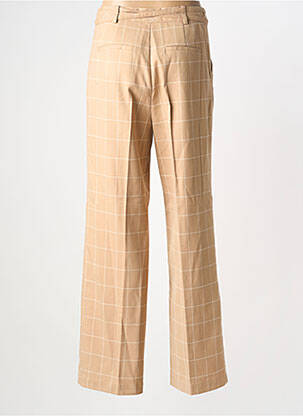 Pantalon chino tissage popeline taille normale beige NUMPH femme
