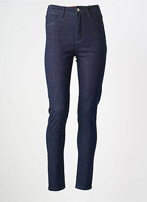 Jeans skinny tissage brut taille normale bleu F.A.M. femme