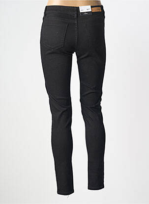 Pantalon slim stretch taille normale noir F.A.M. femme