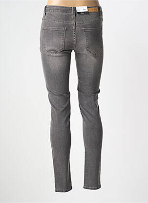 Jeans skinny tissage brut taille normale gris F.A.M. femme