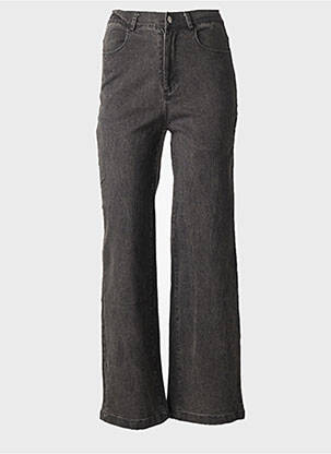 Jeans coupe droite taille normale taille normale gris EMILIE.K femme