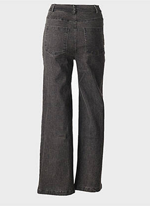 Jeans coupe droite taille normale taille normale gris EMILIE.K femme