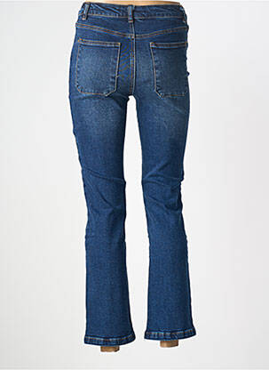 Jeans coupe slim tissage brut taille normale bleu EMILIE.K femme