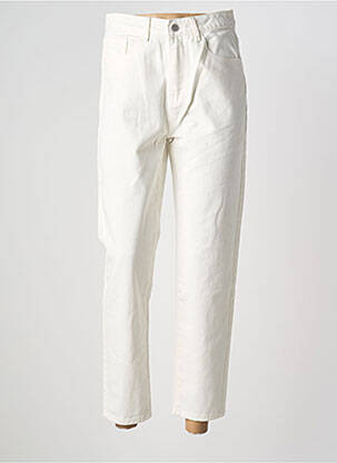 Jean coupe mom poches taille normale beige ANDY & LUCY femme