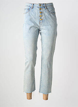 Jeans coupe slim tissage brut taille normale bleu LA PETITE ETOILE femme