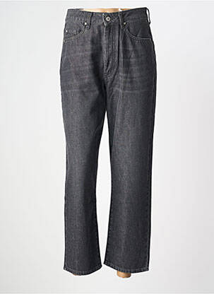 Jeans coupe droite taille normale taille normale noir KANOPE femme