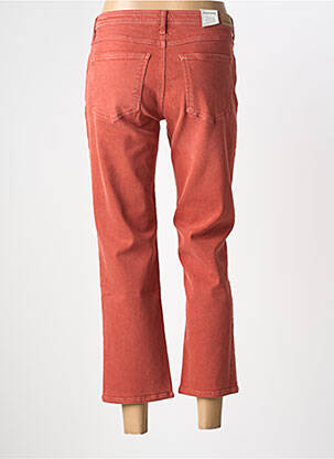 Pantacourt coupe droite taille normale marron KANOPE femme