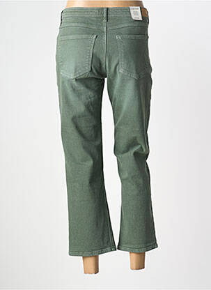 Pantacourt coupe droite taille normale vert KANOPE femme