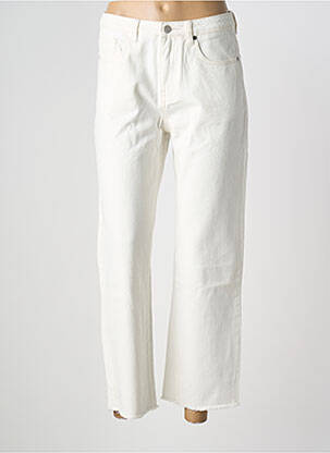 Jeans coupe droite beige ANDY & LUCY femme