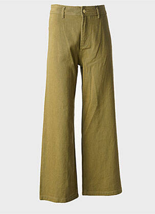 Jeans coupe large vert LA PETITE ETOILE femme
