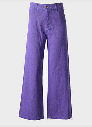 Jeans coupe large violet LA PETITE ETOILE femme