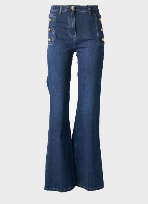 Jean coupe flare stretch taille normale bleu MARYLEY femme