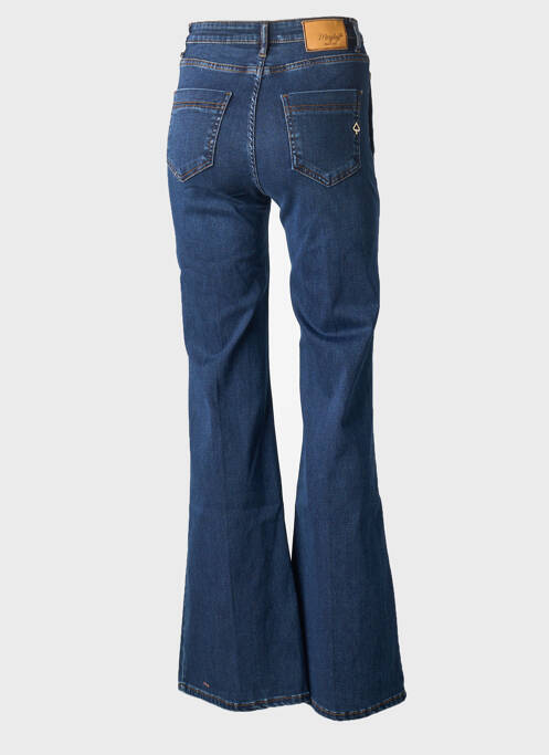 Jean coupe flare stretch taille normale bleu MARYLEY femme