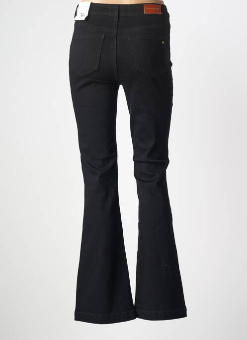 Pantalon flare stretch taille normale noir LA PETITE ETOILE femme