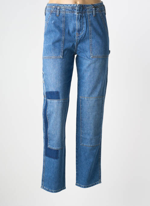 Jeans coupe slim tissage brut taille normale bleu NVY DENIM femme